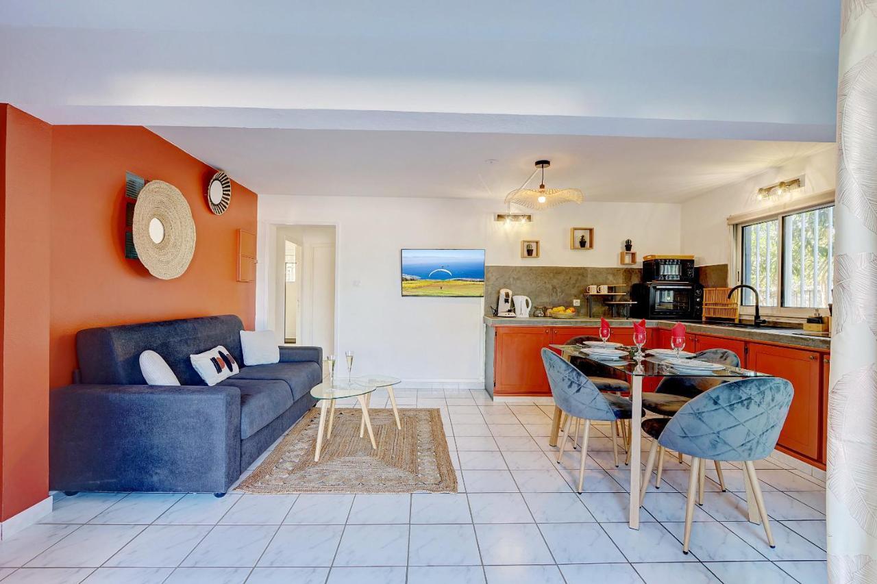 Bec Rose - Clim - Wi-Fi - Jardin Apartman Saint-Leu Kültér fotó