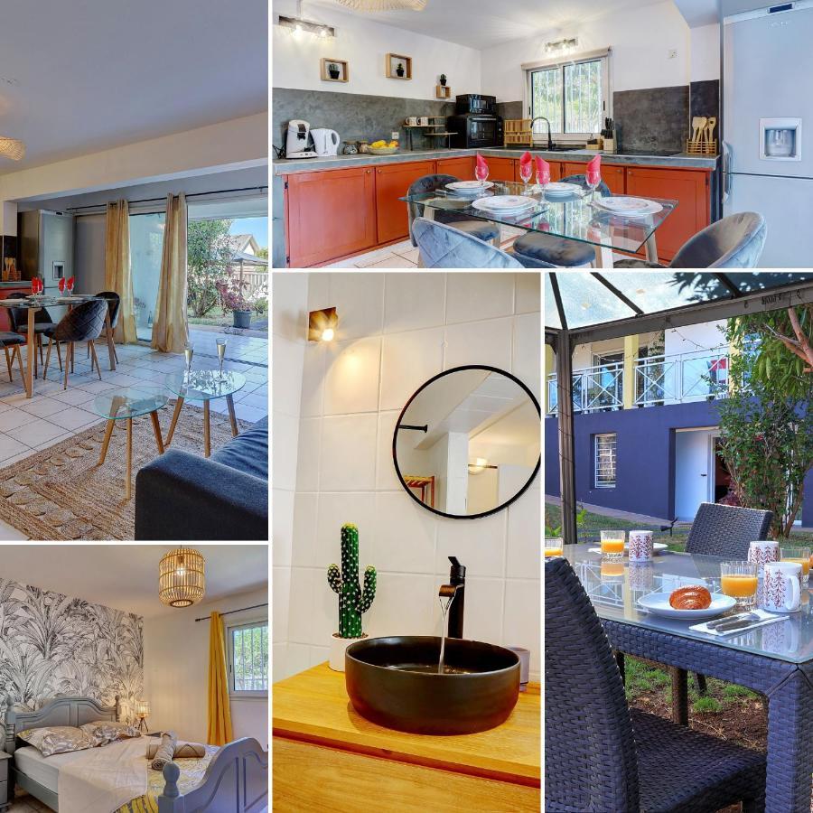 Bec Rose - Clim - Wi-Fi - Jardin Apartman Saint-Leu Kültér fotó